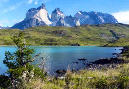 Paine River, Torres del Paine, Patagonia, Chile