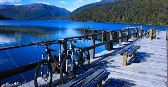 Biking the beautiful lakes and mountains of the Argentine Lake District