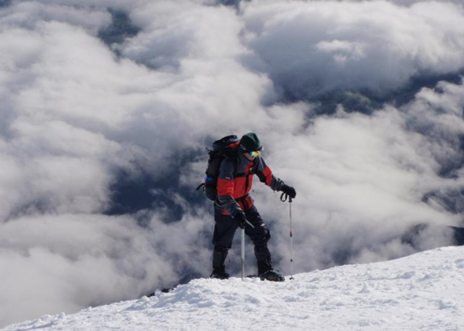 Lanín Volcano ascent, Argentinian Lake District, Argentina