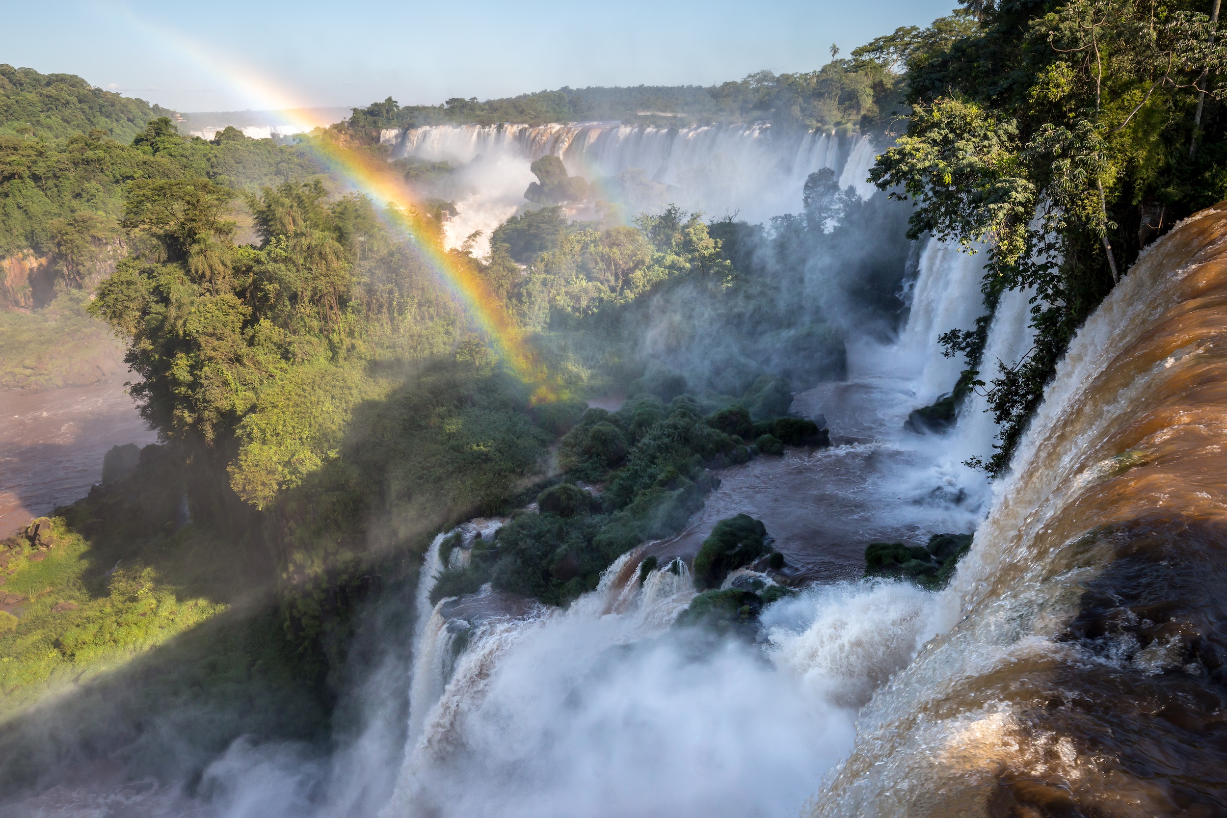 Awasi Iguazu excursions - Rainbow over the falls