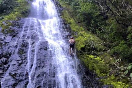 Canyoning, Barraco Lodge, Tagua Tagua, Chilean Lake District, Chile