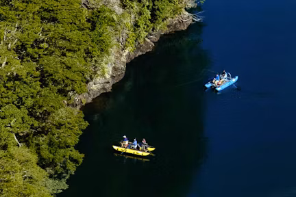 Catarafting on Río Manso, Tagua Tagua, Chilean Lake District, Chile