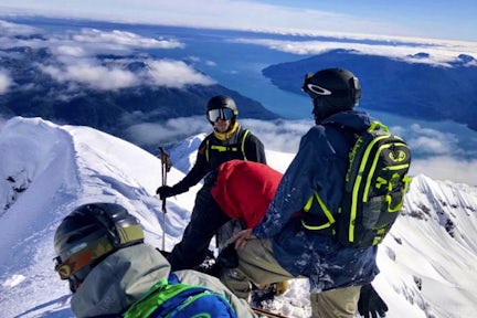 Heli-ski trip, Tagua Tagua, Chilean Lake District, Chile