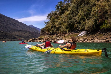 Sea kayaking, Reloncavi Fjord, Chile