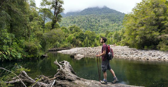 Hiking through Alerce Andino National Park in the Chilean Lake District