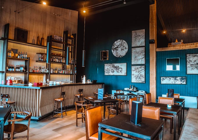 Bar Area at Hotel Grey