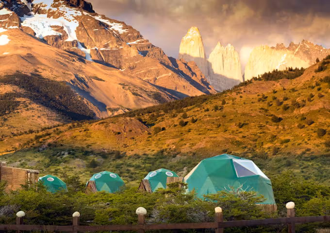 Views from EcoCamp Patagonia, Torres del Paine, Chile