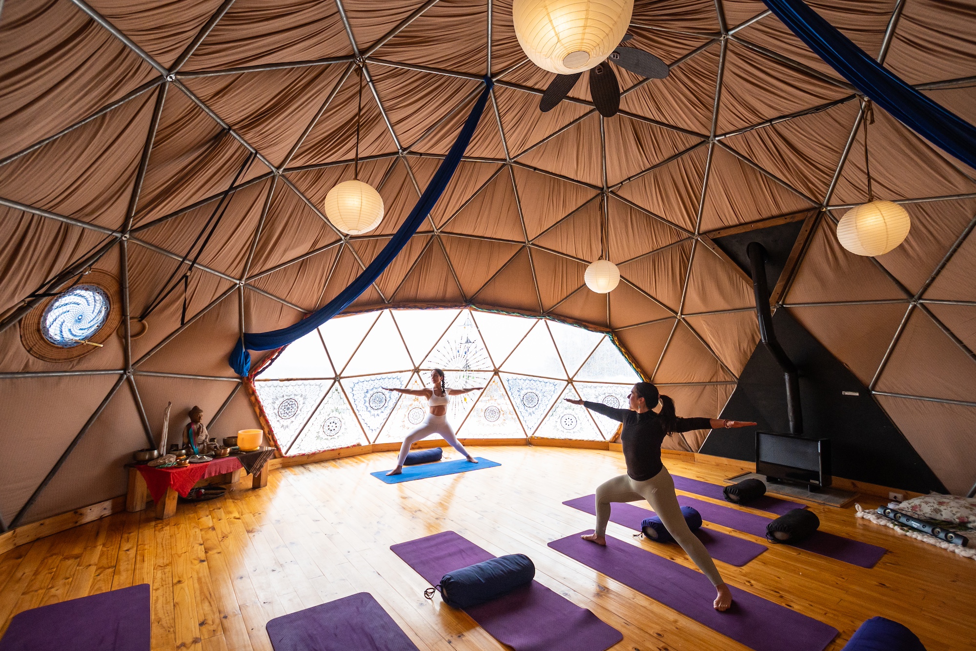 Yoga dome EcoCamp