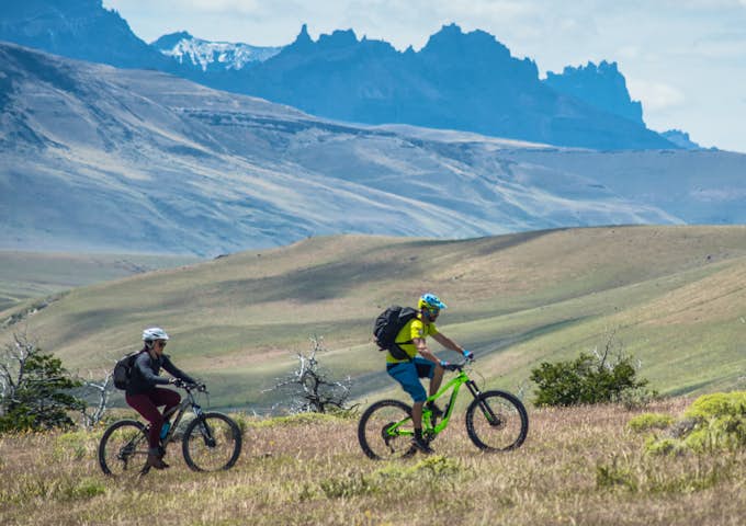 Mountain biking in Torres del Paine