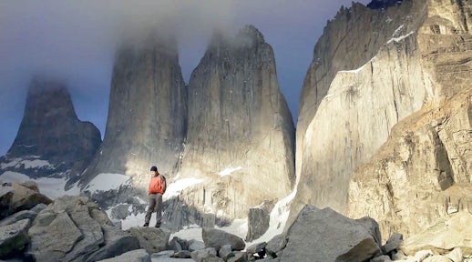 Base of the Towers lookout, Torres del Paine, Patagonia, Chile
