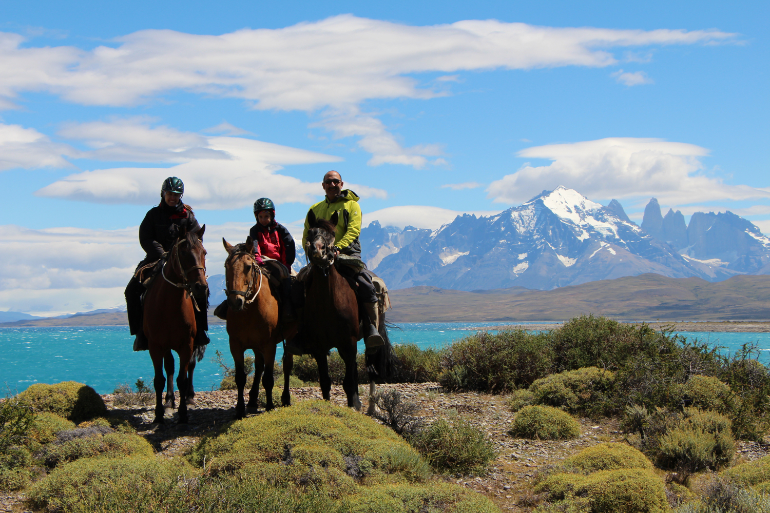 Horse riding in Torres del Paine, Patagonia, Chile