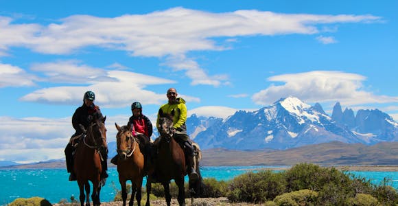 Horse riding in Torres del Paine, Patagonia, Chile