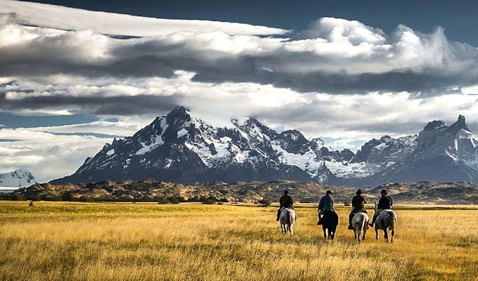 Glaciers of Paine on Horseback