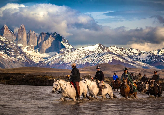 Ride to the Serrano area, Torres del Paine, Chile
