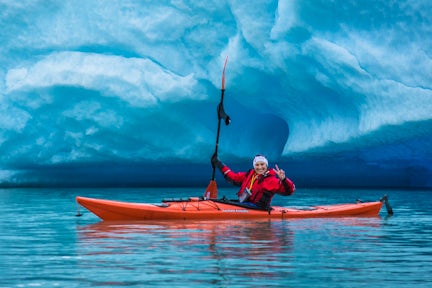 Kayaking at Glacier Grey in Torres del Paine