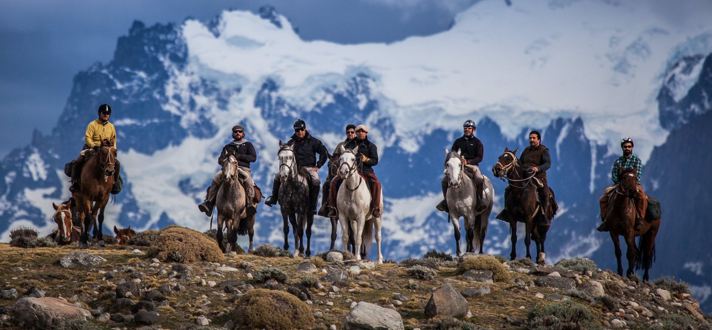 Backcountry horse riding in Patagonia