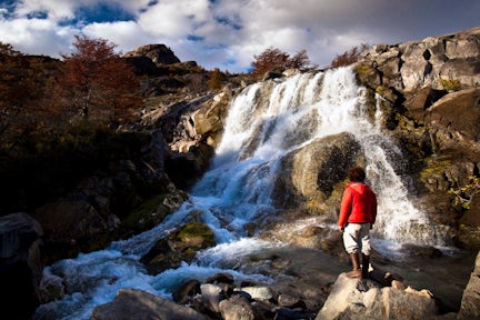 Los Perros waterfall, Patagonia, Argentina