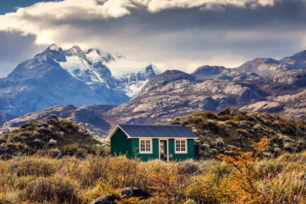 Refuge at Pearson Lagoon, Patagonia, Argentina