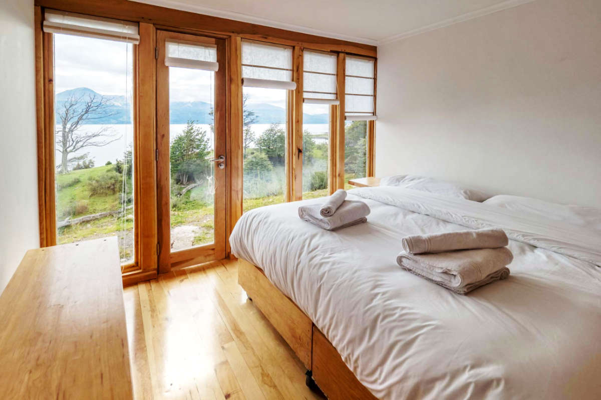 Double room at Errante EcoLodge, Puerto Williams