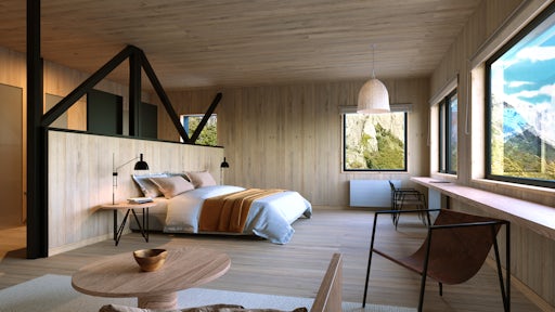 Suite Room at the Explora Chalten Hotel, Patagonia