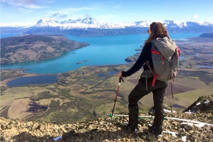 View from Cerro Castillo, Torres del Paine, Chile, Pataongia