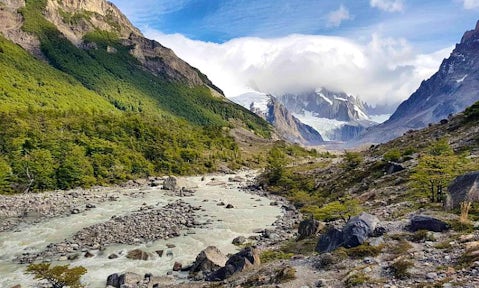 View of Cerro Torre, Los Glaciares, Patagonia, Argentina