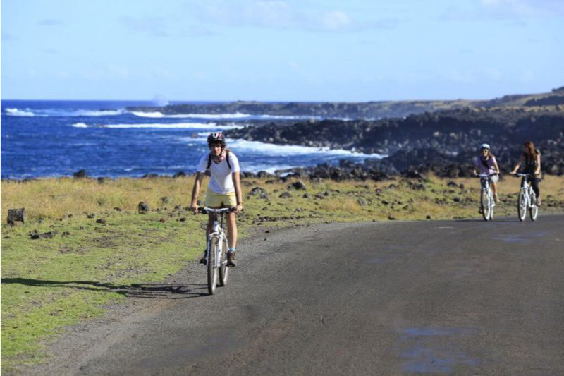 Biking on La Peninsula, Rapa Nui