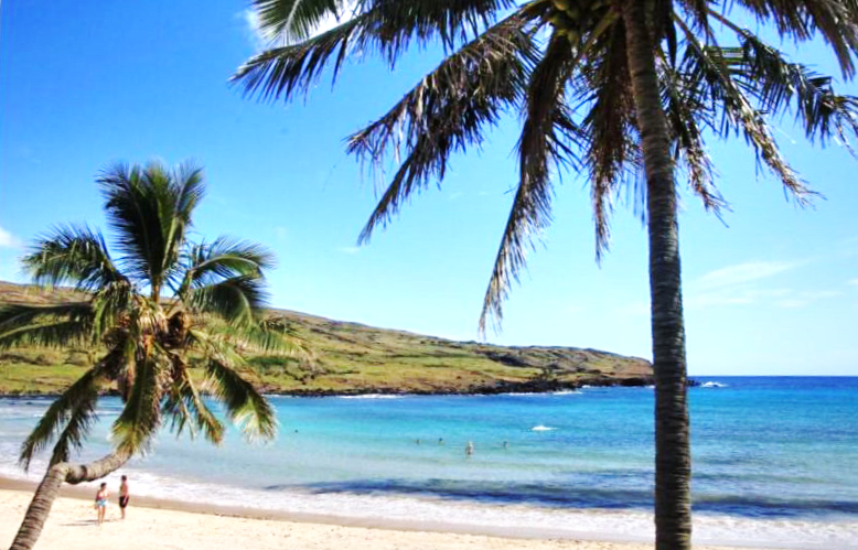Anakena beach, Rapa Nui