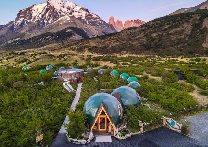 Drone view of EcoCamp