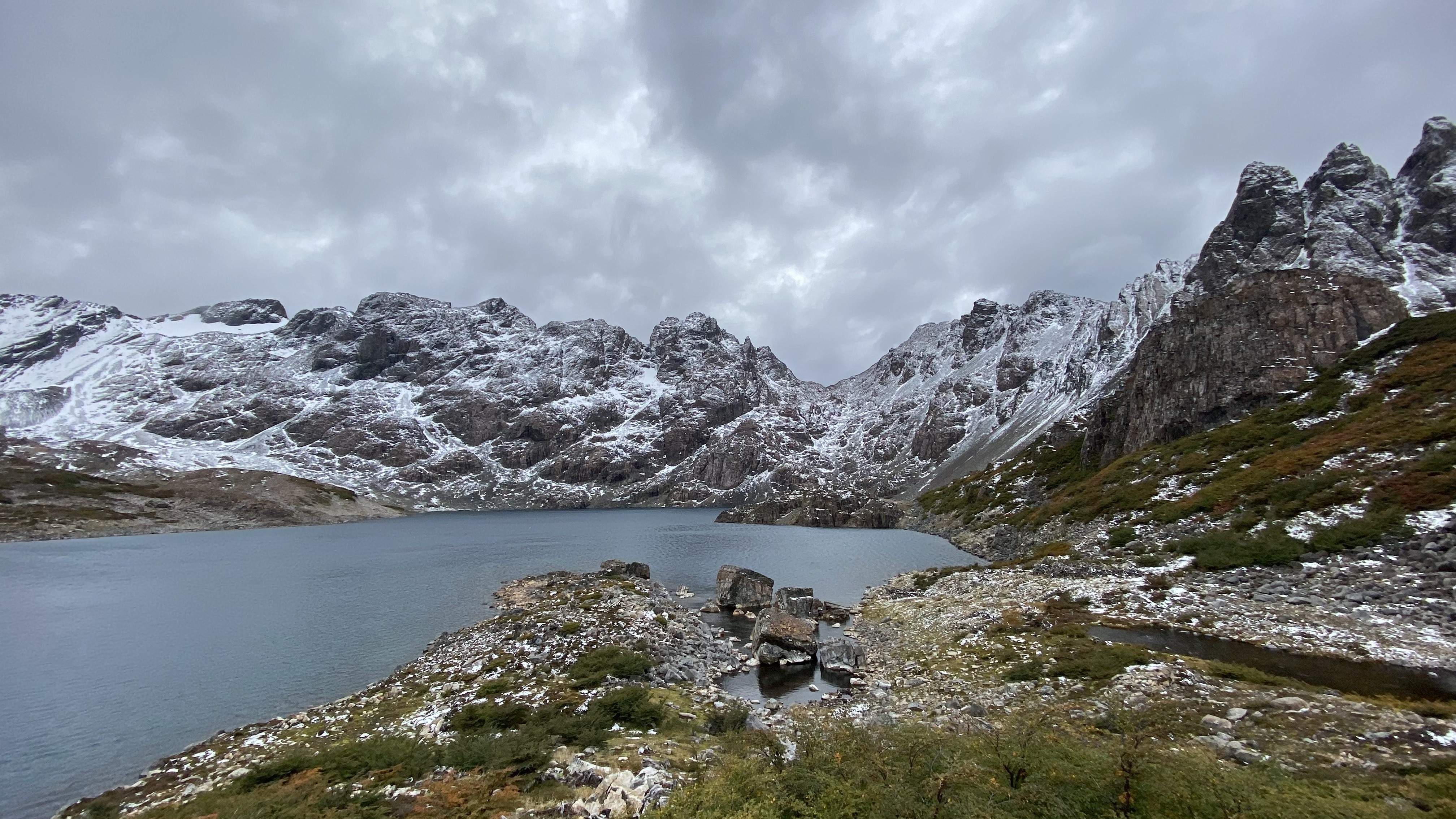 Laguna Hermosa on the Dientes de Navarino trek in Chilean Tierra del Fuego