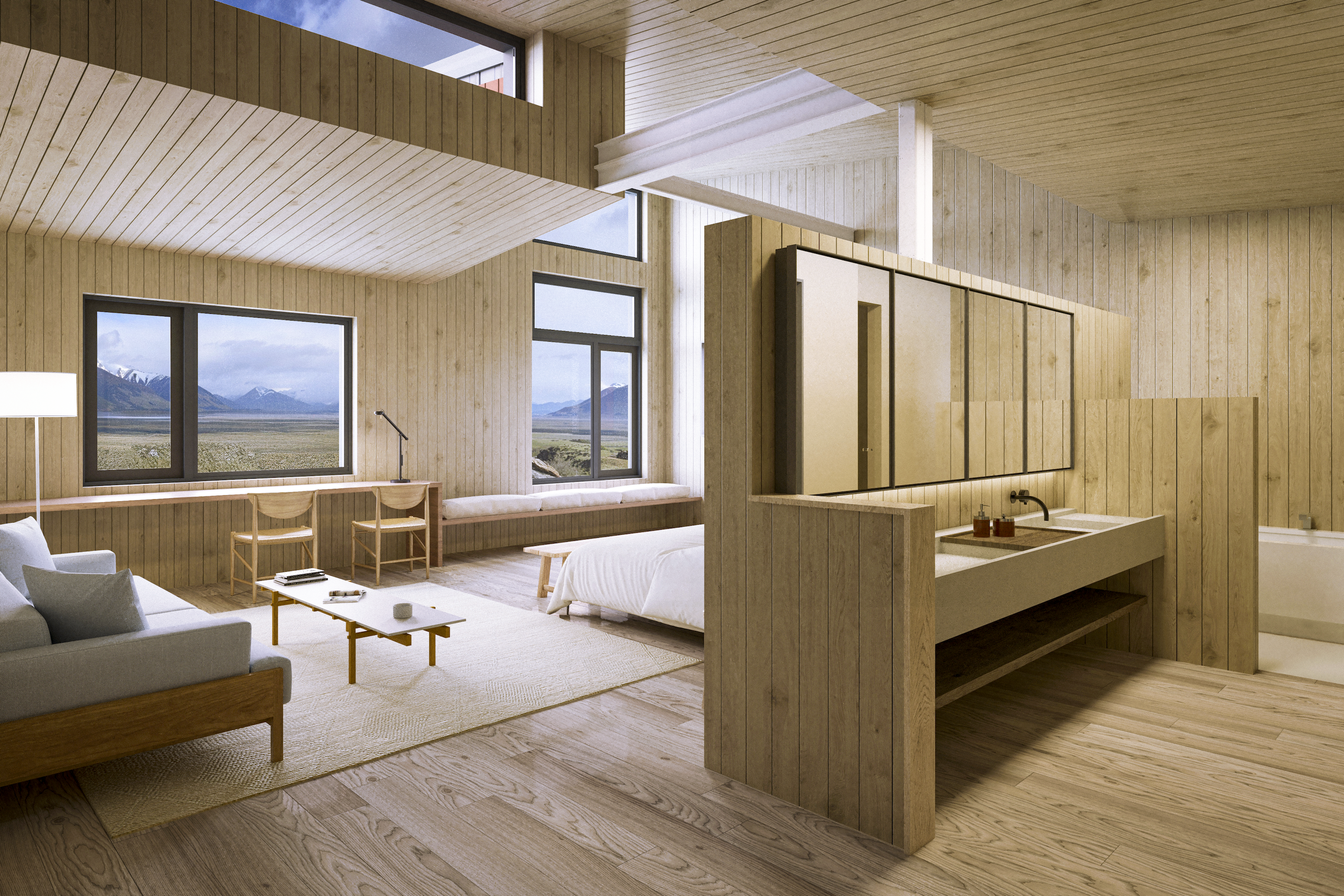 Explora El Calfate suite render