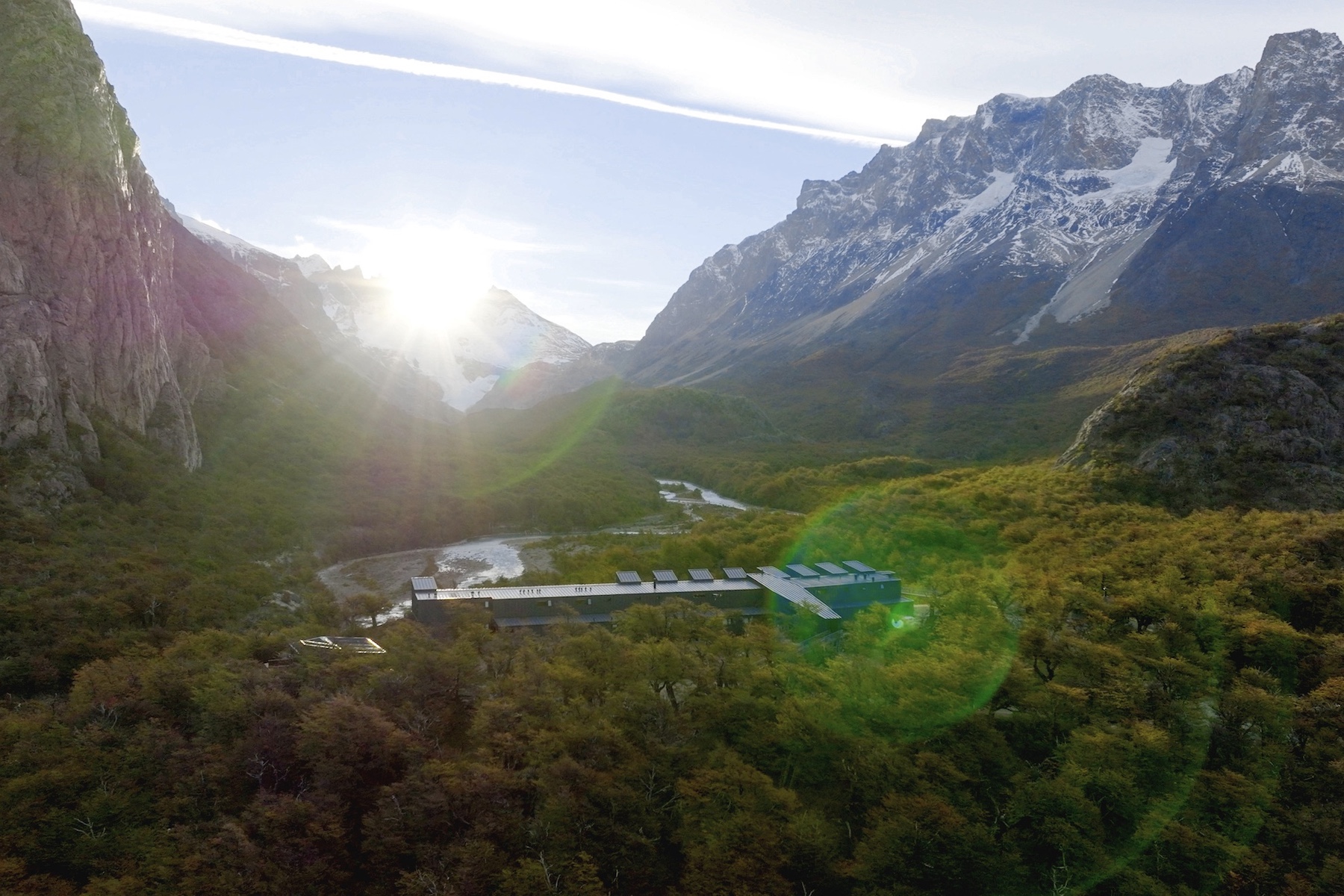 Explora El Chalten from the sky