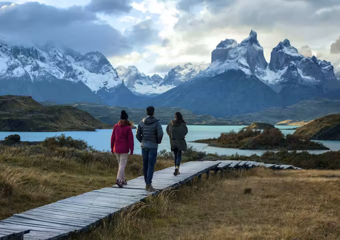 Walking in the grounds at Explora Patagonia