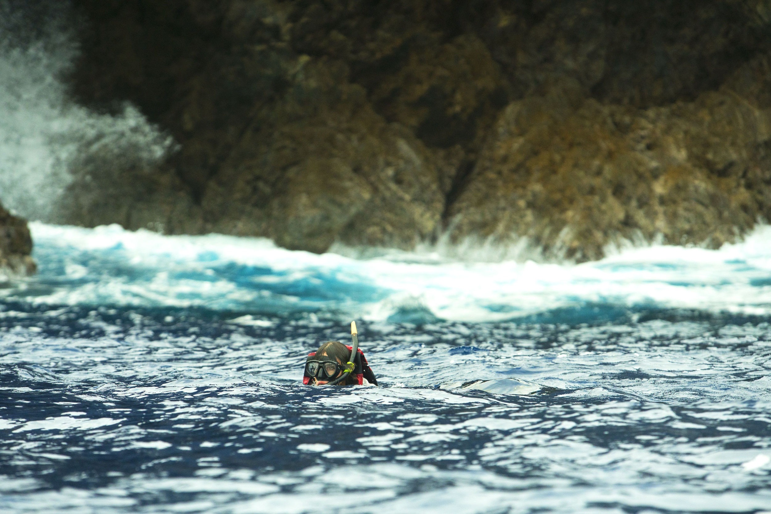 Snorkelling on Easter Island