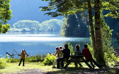 Pichi Lake BBQ area, Futangue, Patagonia, Chile