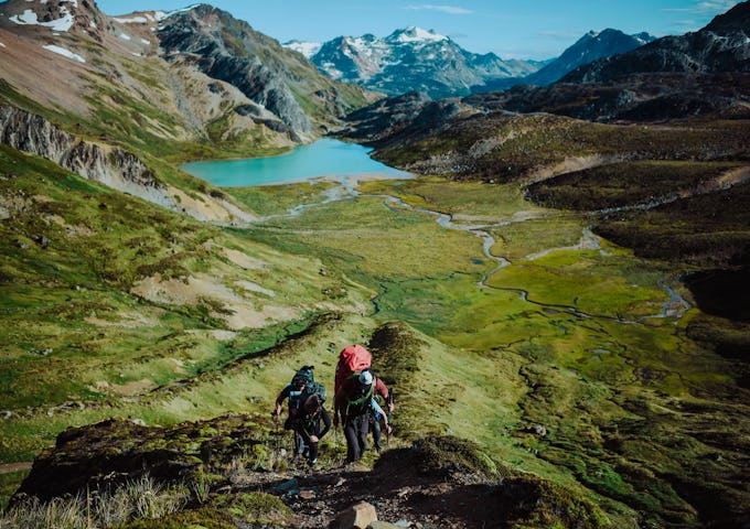 Trekking to Rio Chico, Tierra del Fuego, Patagonia