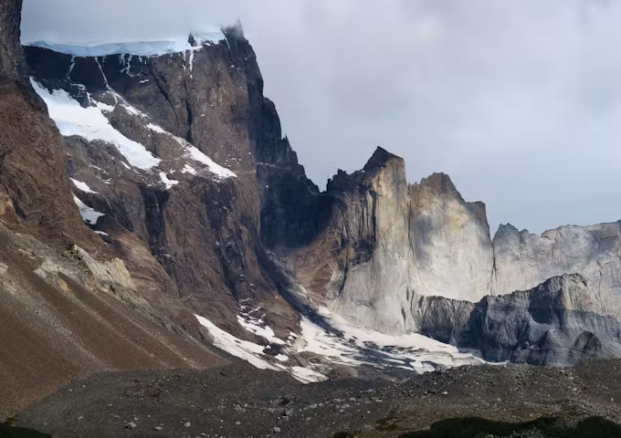 The imposing mountains of the French Valley, Torres del Paine, Patagonia