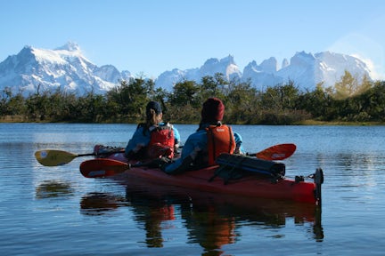 Kayaking on the Serrano River in Torres del Paine