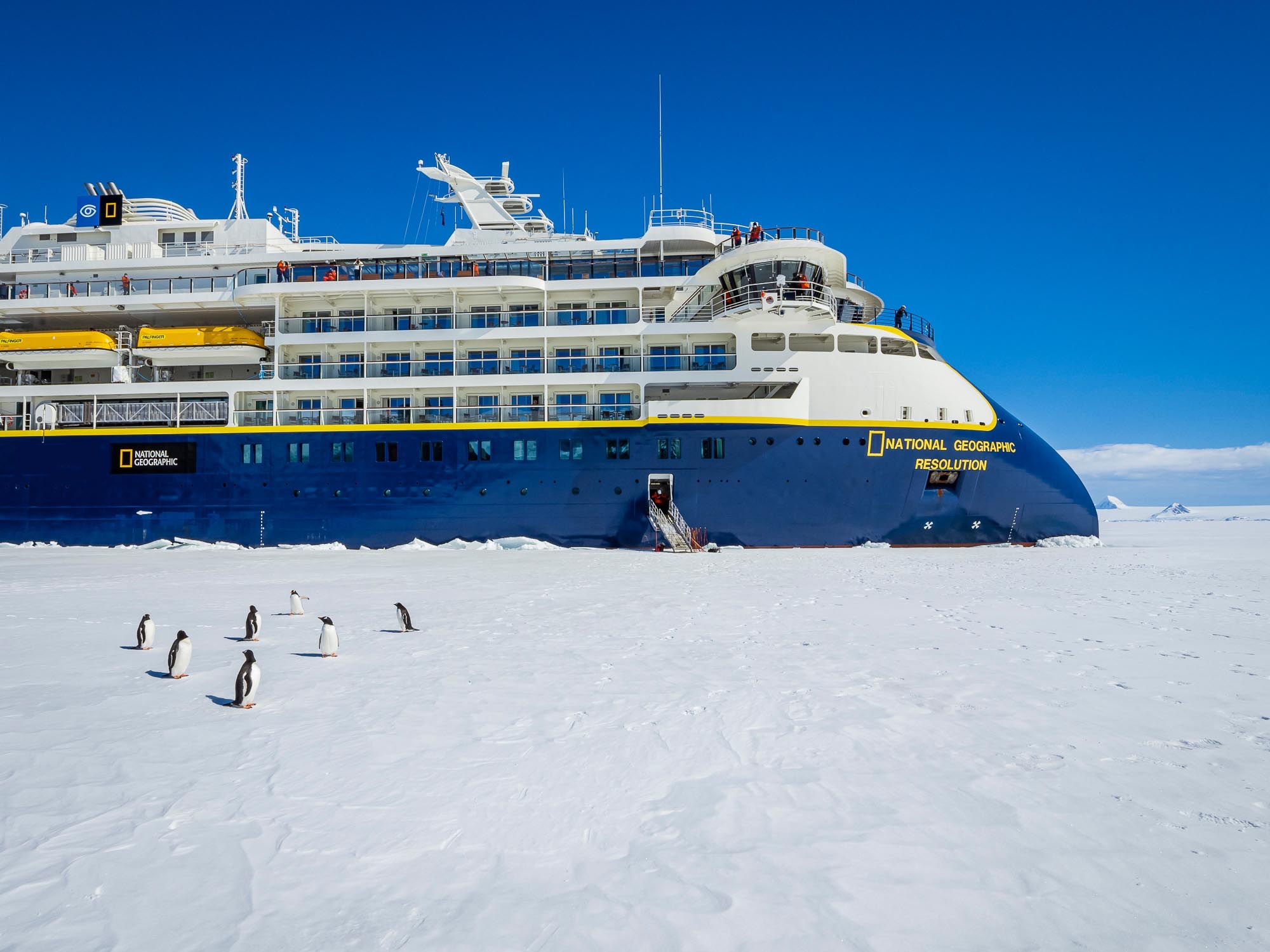 National Geographic Resolution, in Antarctica