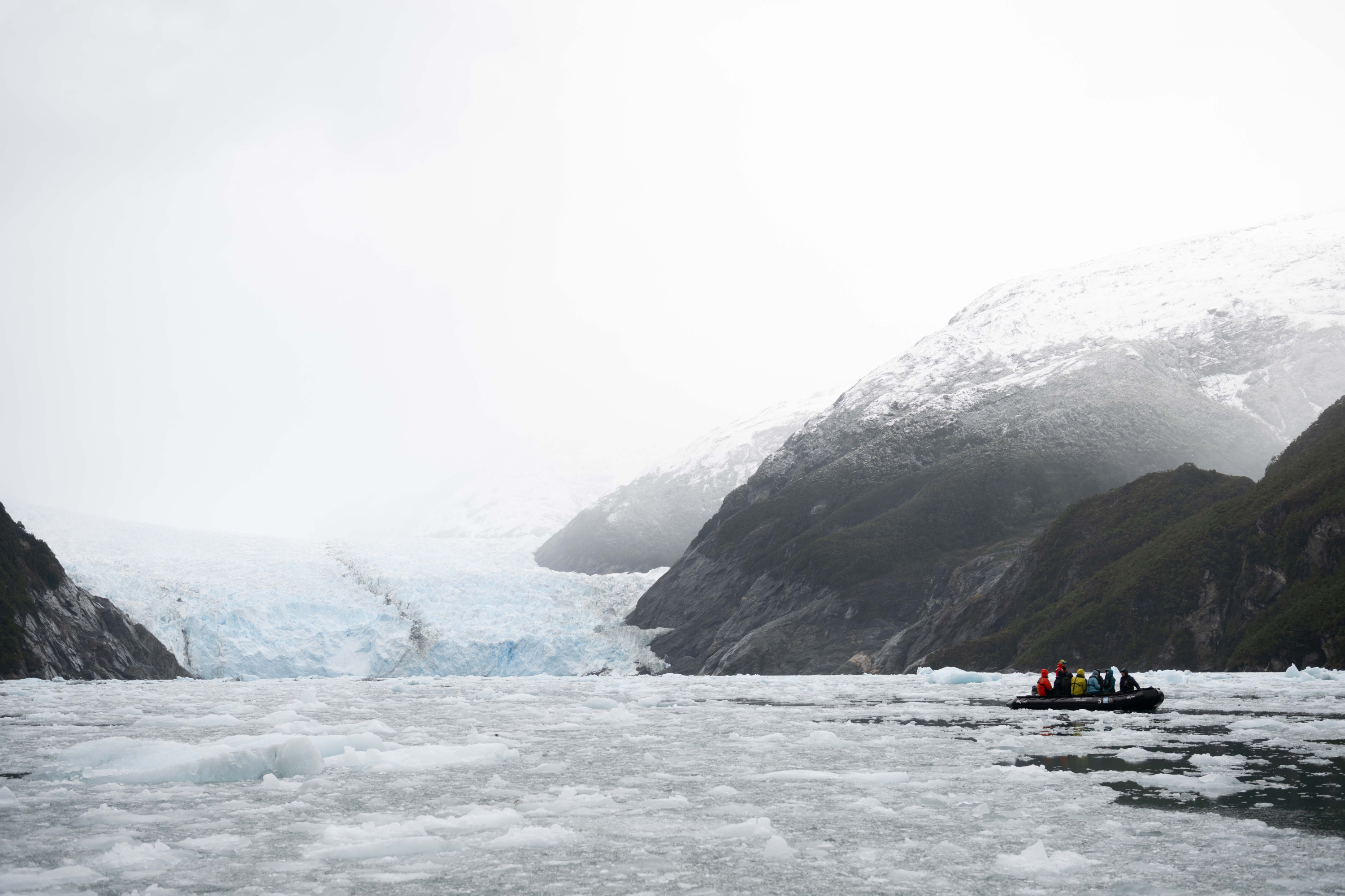 Zodiac excursion in the Beagle Channel, Tierra del Fuego