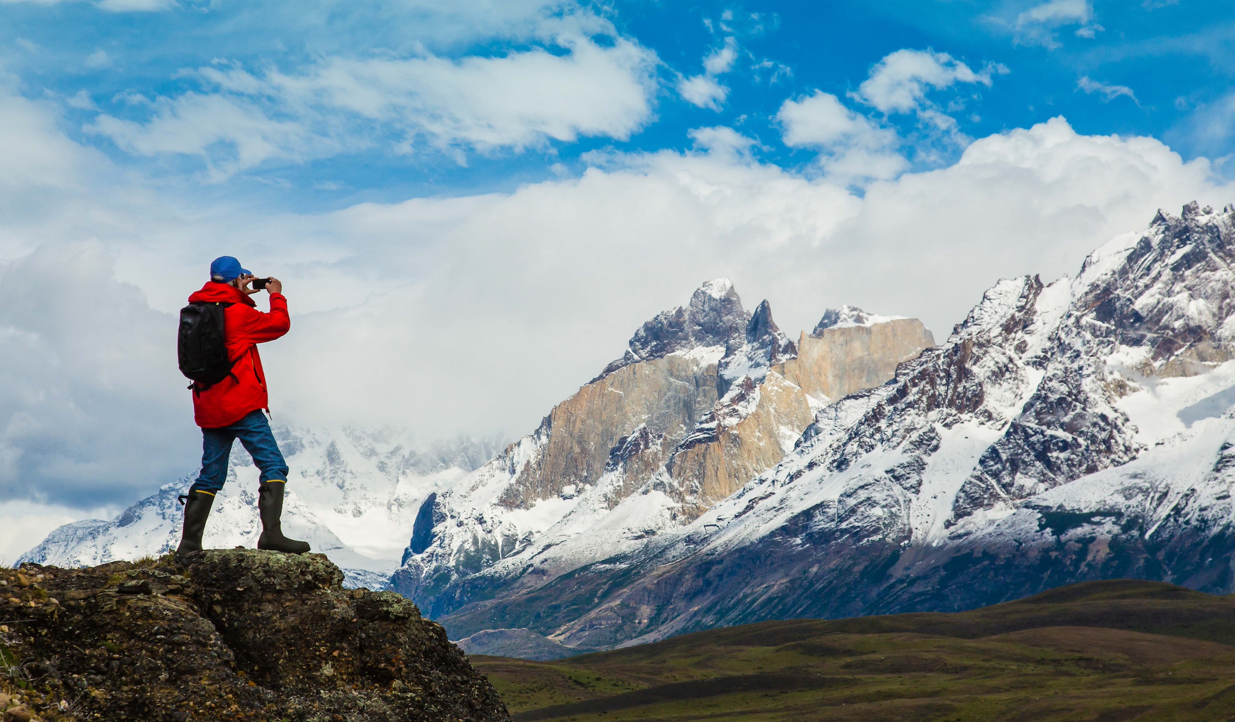 Photograph the peaks of Torres del Paine, Patagonia