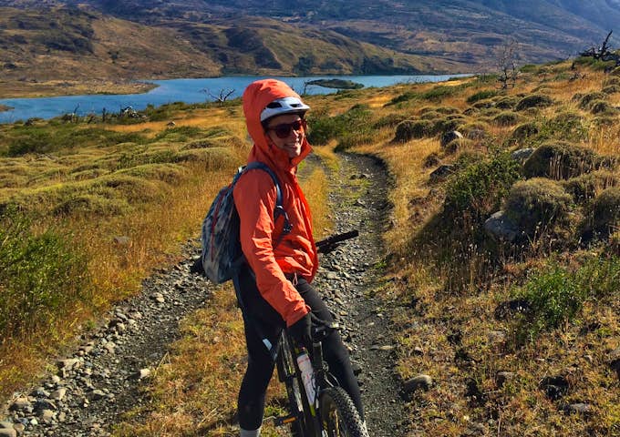Mountain biking in Torres del Paine