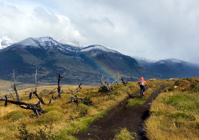 Mountain biking in Torres del Paine