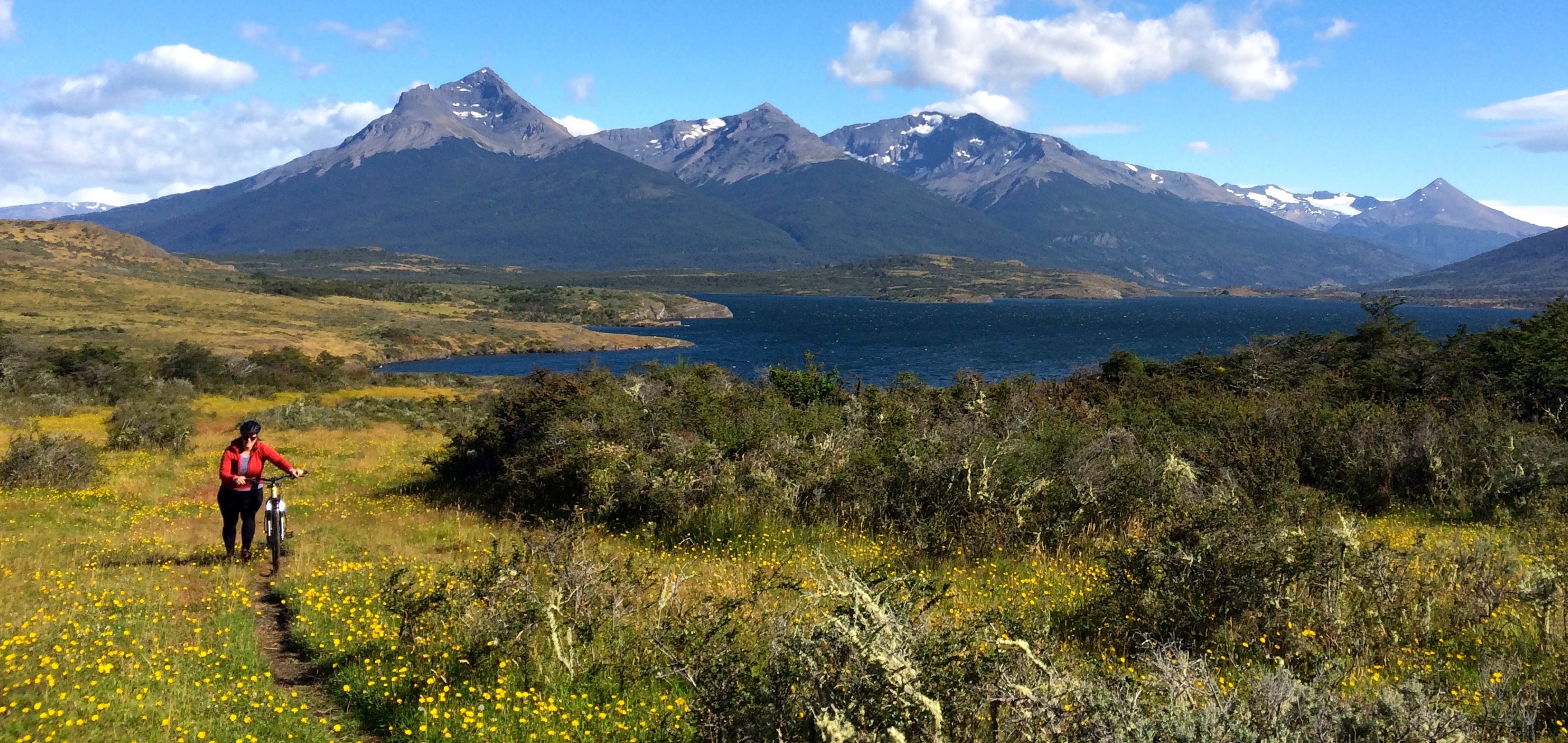 Mountain biking in Torres del Paine