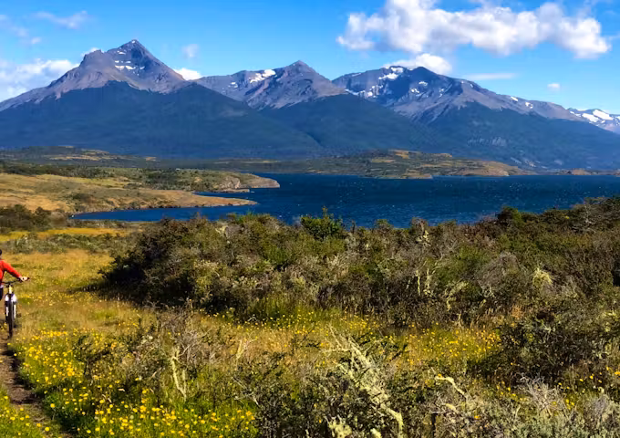 Mountain biking in Torres del Paine