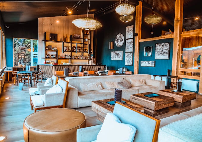 Lounge area at Hotel Grey