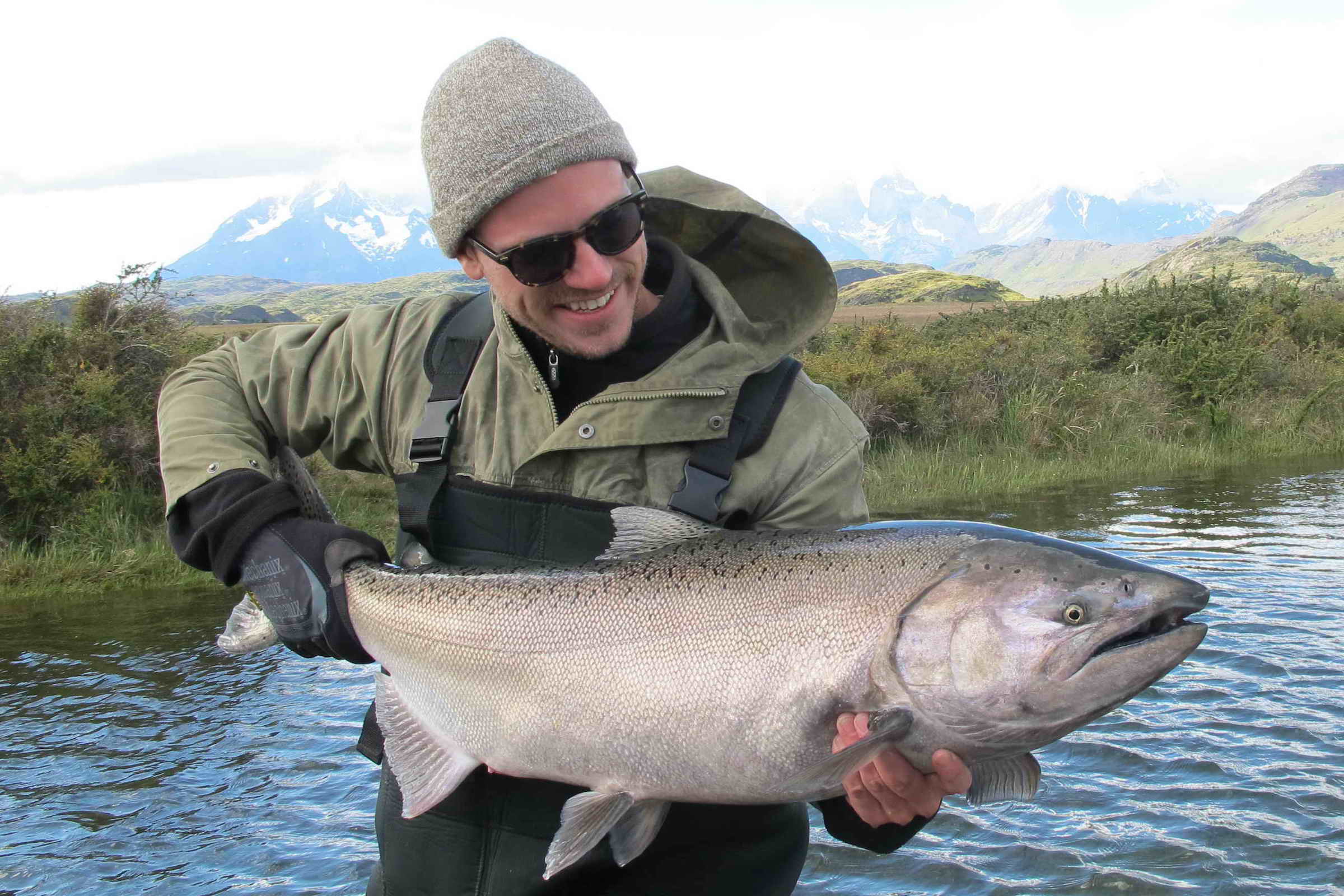 Fishing in Torres del Paine