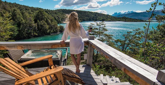 Yurt with Jacuzzi at Patagonia Camp