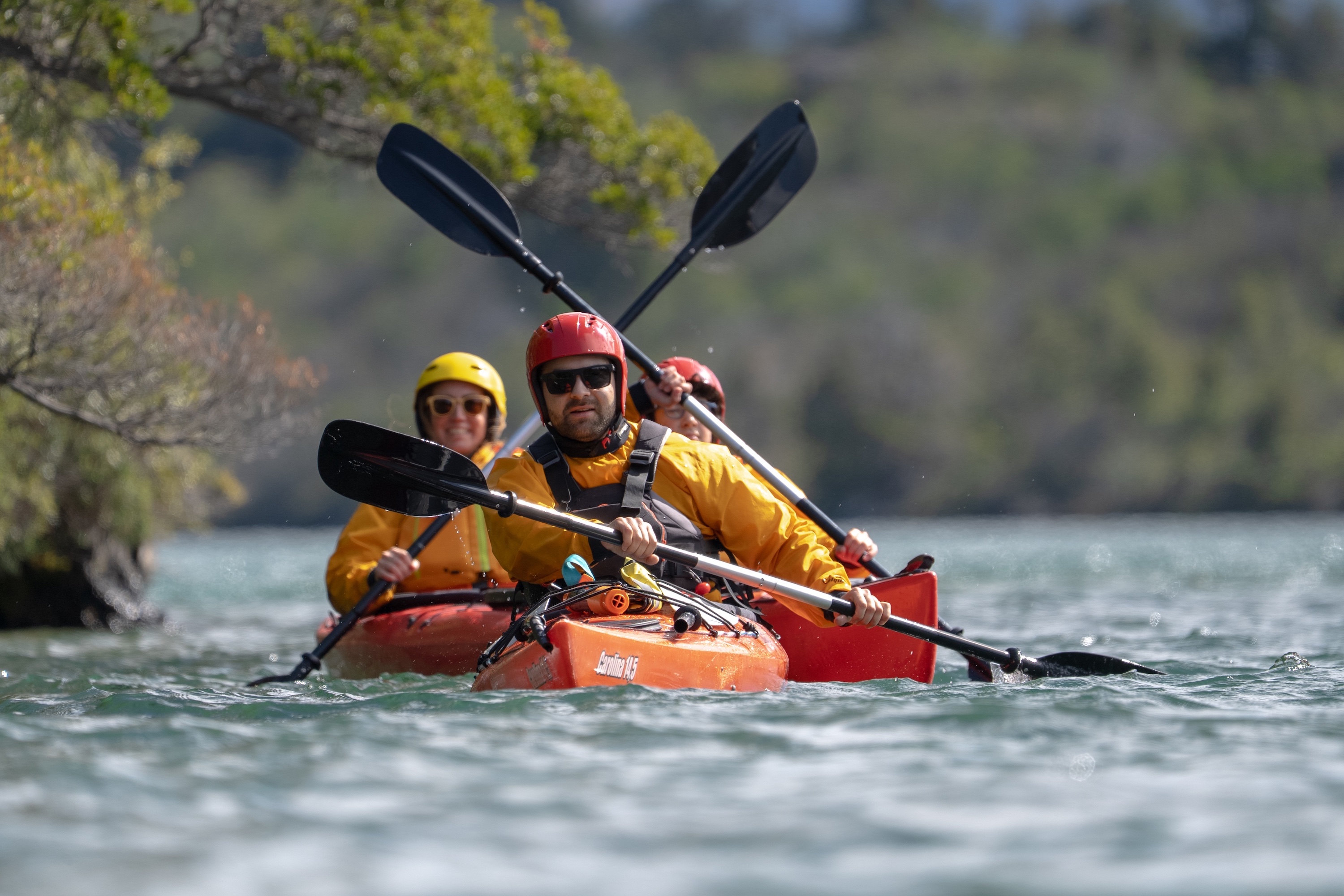 Patagonia Camp Excursions - Lake Toro Kayak - With helmets
