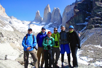 Patagonia Camp - Base of the Towers excursion group